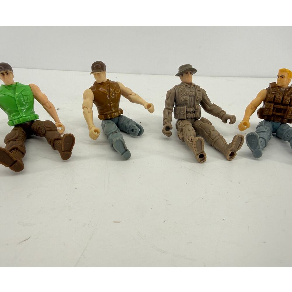 Kid Connection Military Soldier Action Figure Lot of 4 Army Tactical Figures
